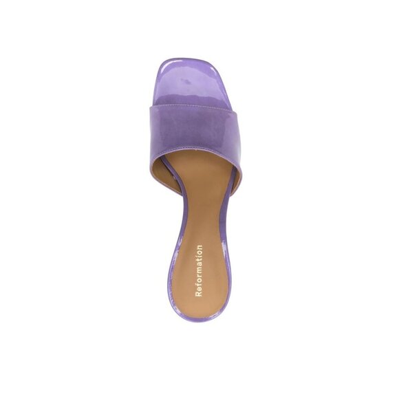 Reformation Open-Toe Lavender Purple Mules / Sandals / Shoes Size: 8 - Picture 3 of 4
